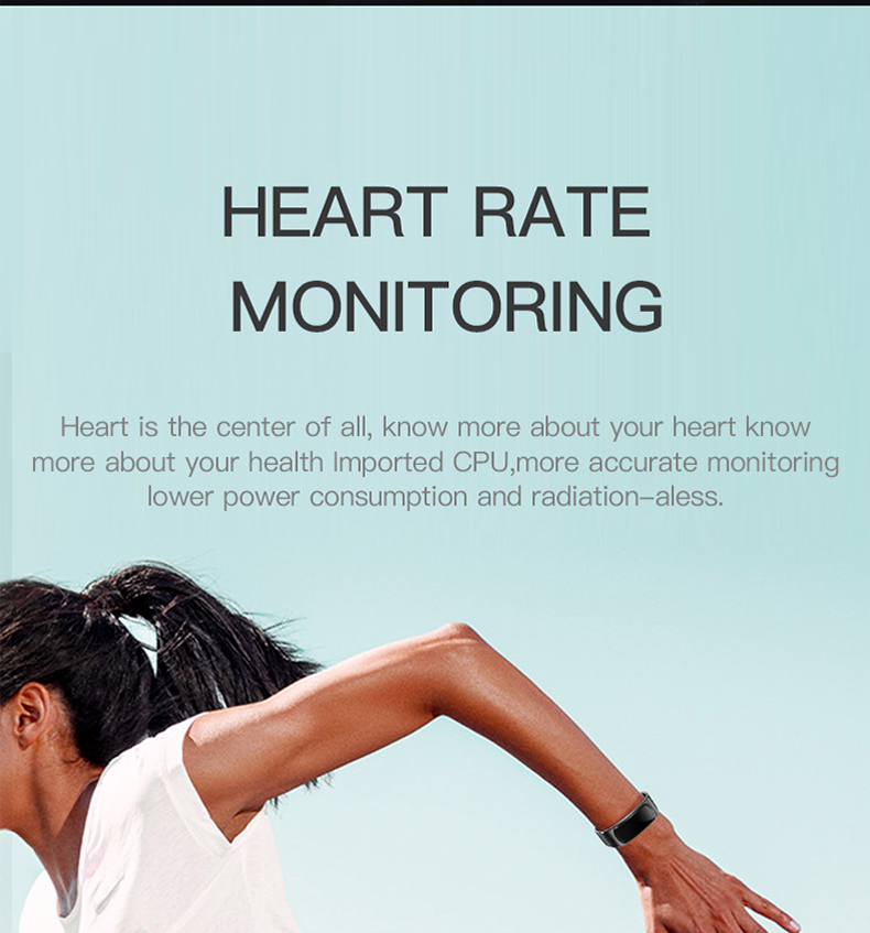 Electronic Health Monitoring Smart Watch IP67 Waterproof Wristband