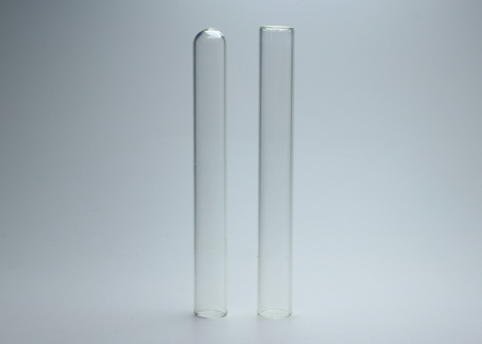 Tiny Round / Flat Bottom Glass Test Tubes For Laboratory Equipment