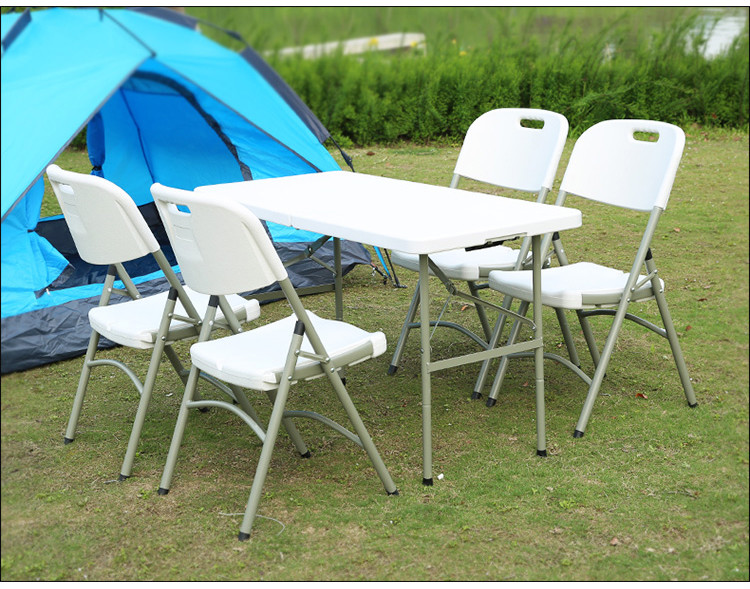 HDPE Outdoor Plastic Folding Furniture Blow Molded Chair