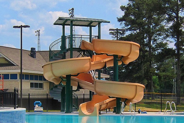 Aqua Park Water City Game Equipment Outdoor Spiral Slide Fiberglass