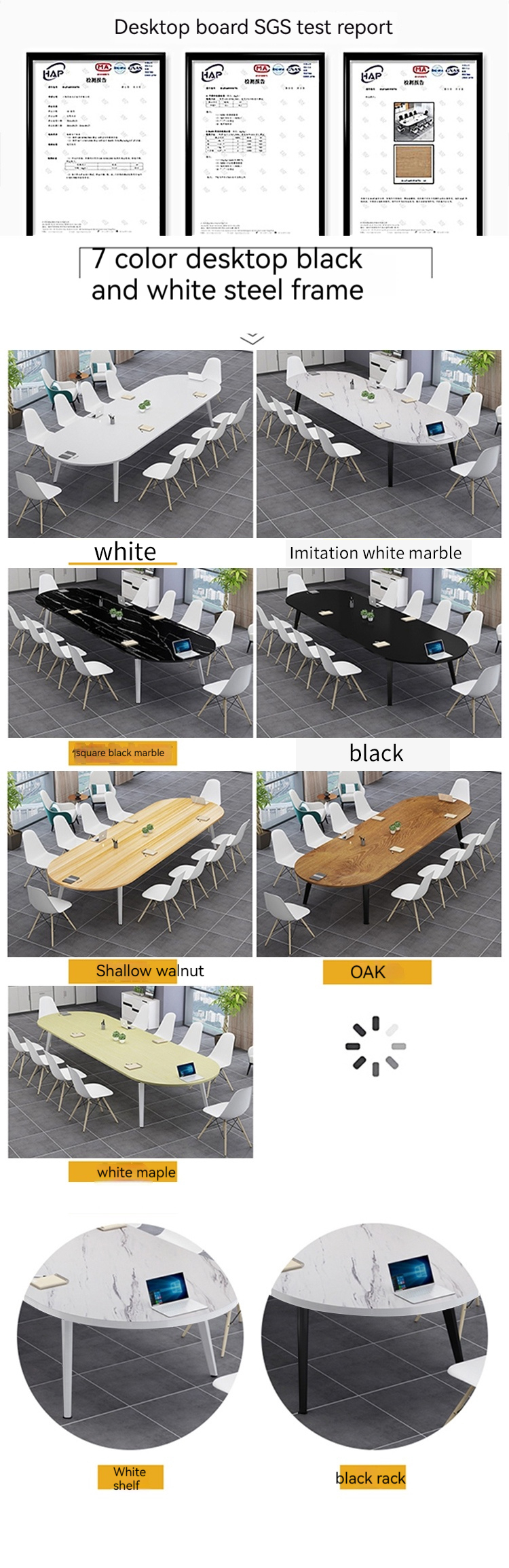 Modern Design Office Long Table for Meeting Table Combination within OEM and ODM