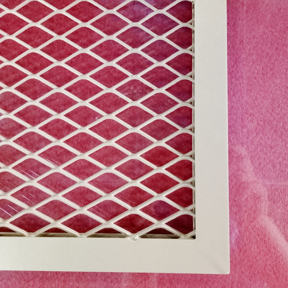 Outdoor Diamond Hole Expanded Metal Mesh Decorative Wall Cladding Aluminum Wire