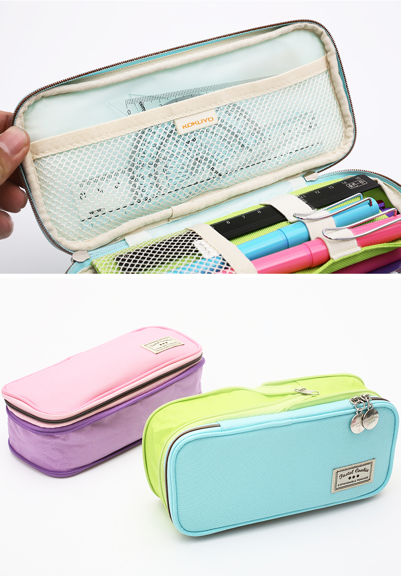 Durable Multi Layer Canvas Pen Bag With Sublimation Printing Surface