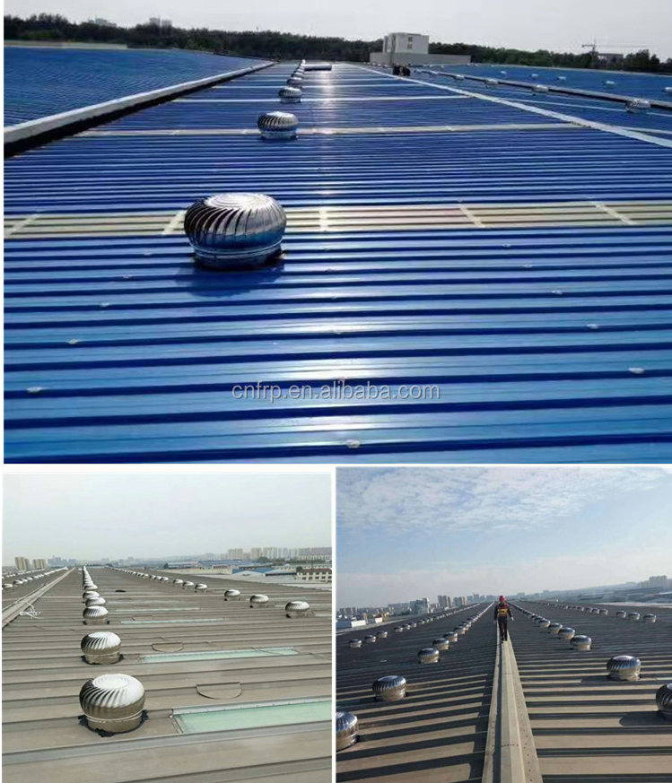 Zero Power Wind Driven Stainless Steel Roof Blower Fan for Fresh Air Ventilation