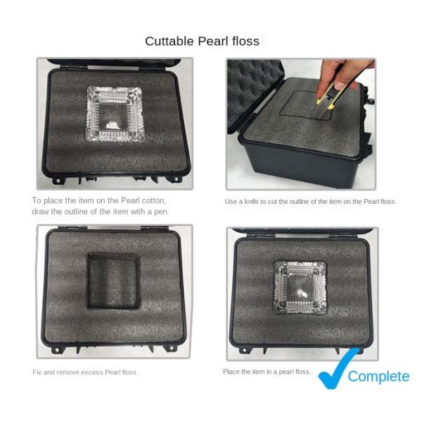 430x360x206mm Tool Storage Case with 393x291x185mm Internal Size and 2.9KG Lightweight Hard Protective Case