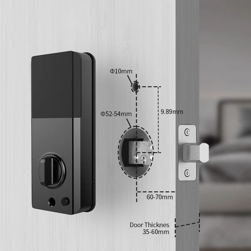 Entry Smart Door Lock With Code APP Control Tuya Intelligent Lock