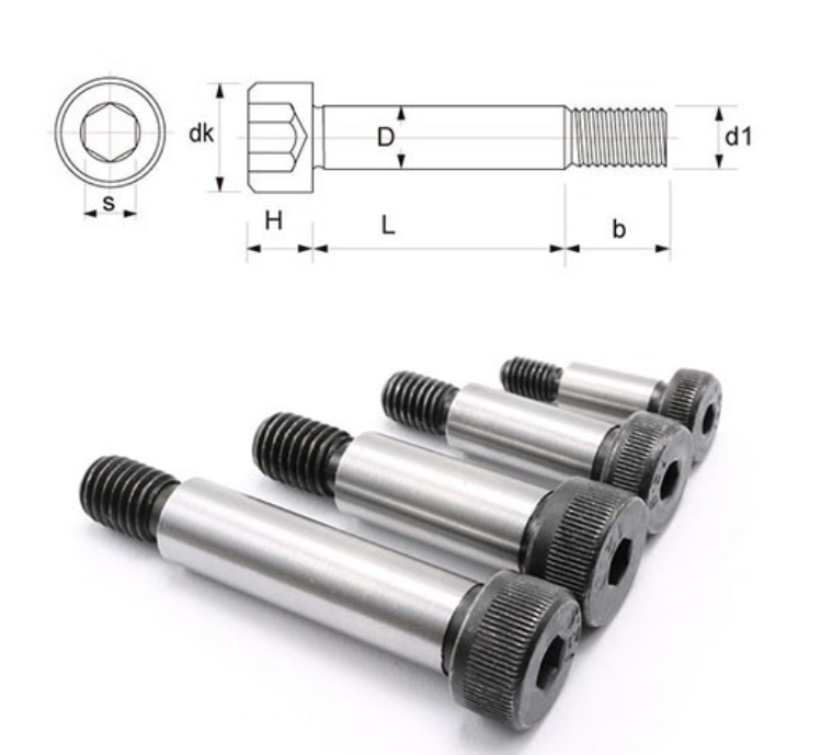 ISO7379 10.9 Grade Hexagon Socket Head Shoulder Screws ISO 7379