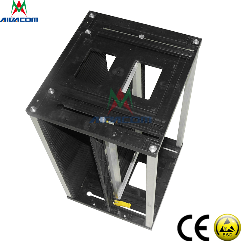 Static Dissipative 80 Degree 563mm Height SMT Magazine Rack