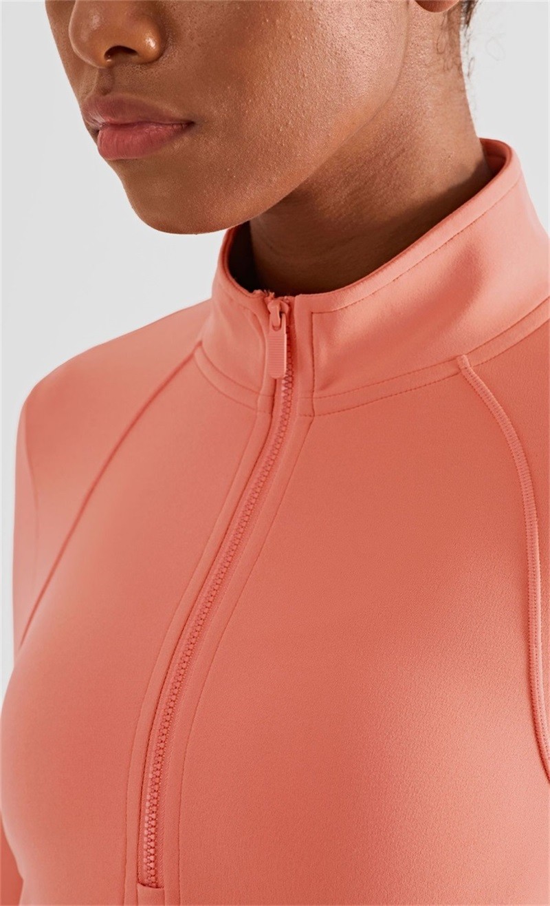 Womens Horse Riding Tops Base Layer Half Zipper Flexible Long Sleeve