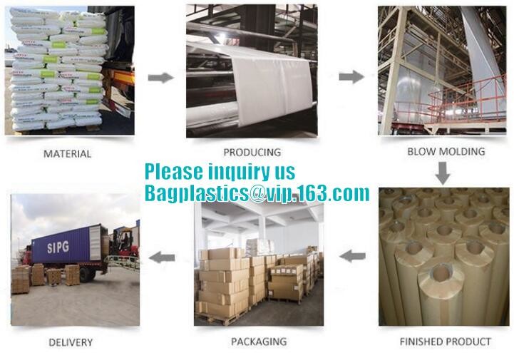 PE packing bag for Asbestos fibers, large size thicker LDPE asbestos remove bags, Large Asbestos Waste Removal Bags, pac