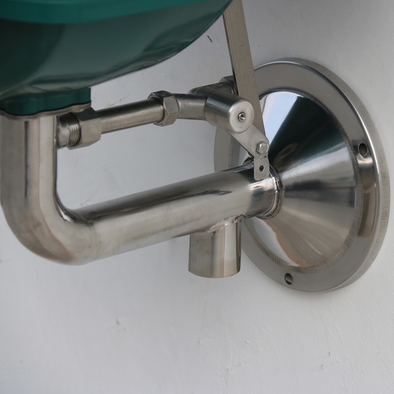 Round bracket Anti-corrosion Wall-mounted ABS-cover ABS basin eye washer ,eyewash station Auto open and close