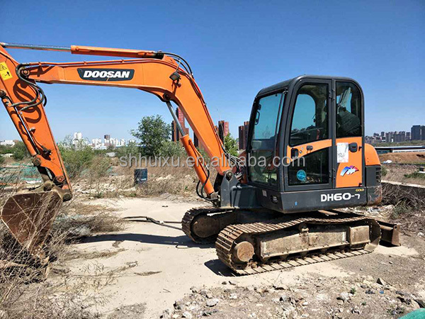 crawler excavator used doosan dh60/second hand doosan excavator used doosan dh60 on sale