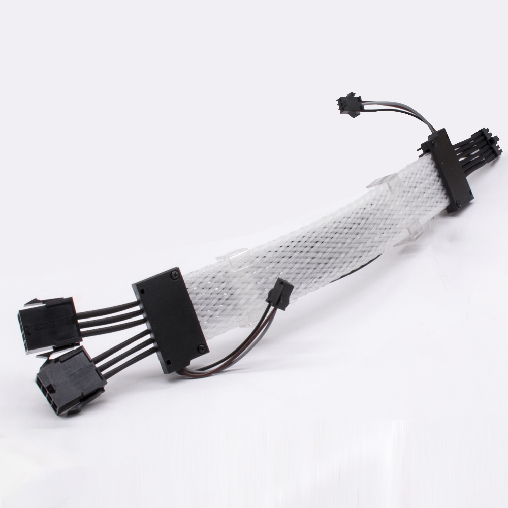 PC extension glowing lighting cable RGB cord computer case sleeved wire with combs electrical cables for PCIE 3.0 series