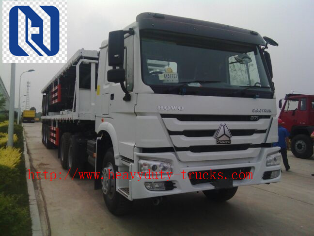 Manual 336HP Heavy Cargo Truck Diesel Heavy Equipment Truck 4X2 With 20T Payload