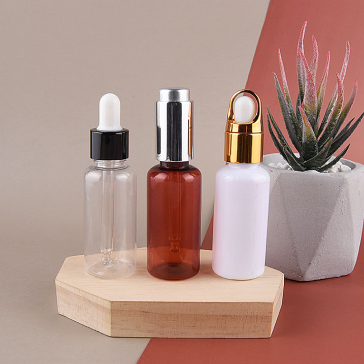 Colorful Empty PET Plastic Drop Bottle For Hair Styling Products