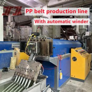 Buy cheap Adjustable Tension PP Strap Extrusion Line With Double Station Winder product