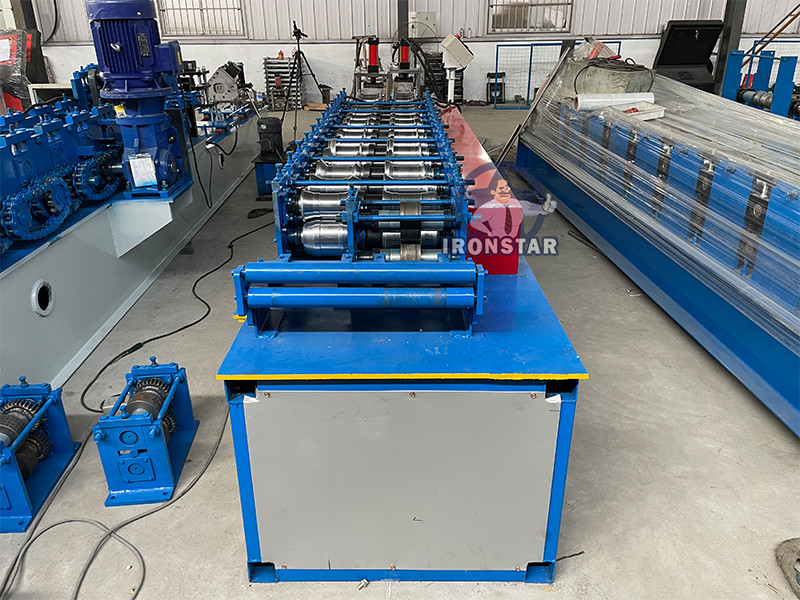 2 in 1 shutter door forming line for Ecuador Punching hole shutter door forming line | rolling shutter machine | shutter slat machine 2 in 1 rolling