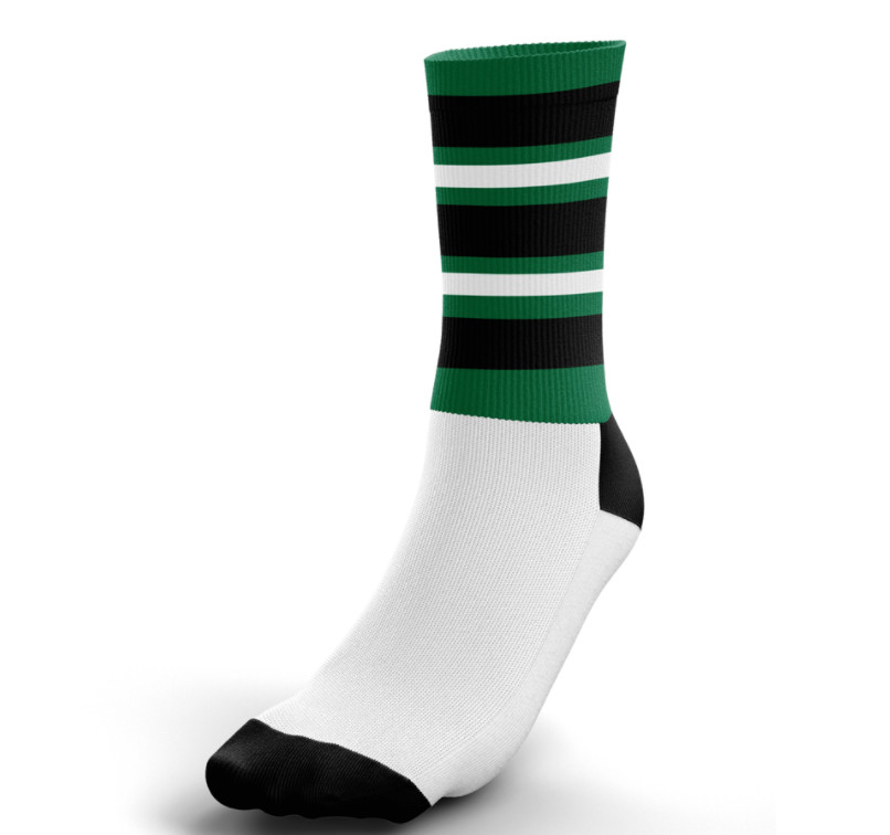 Cotton Crew Colour Plain Sport Hurling Socks Youth Basketball Socks