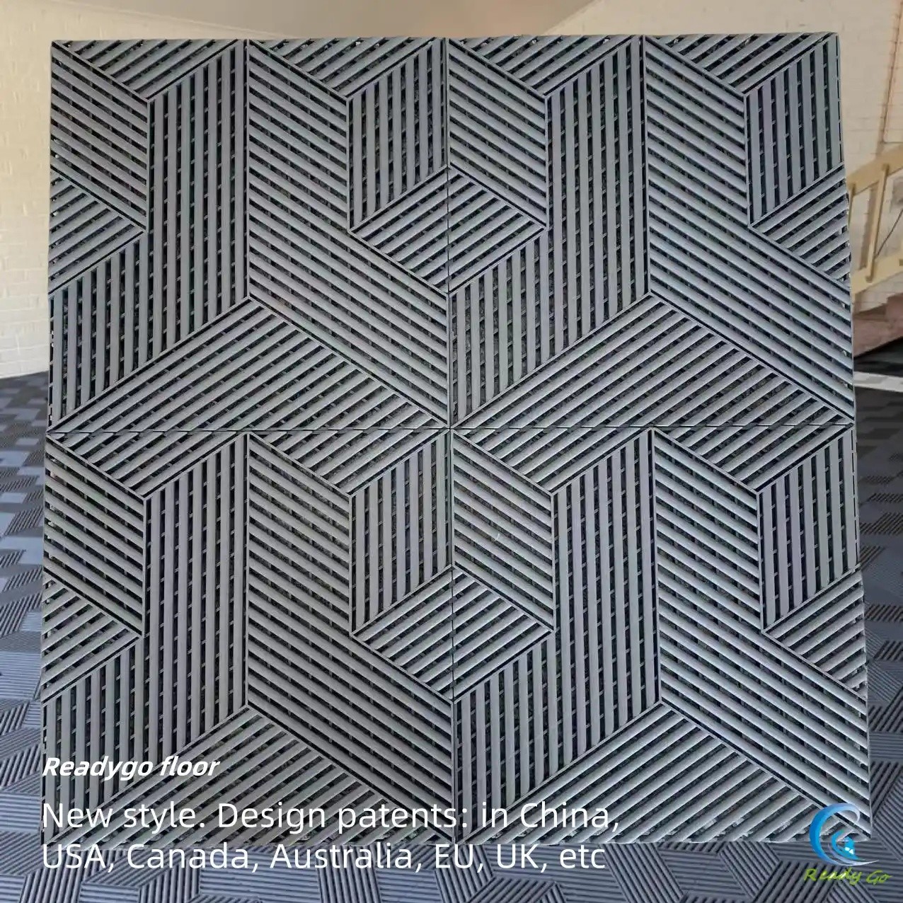 2500 Lbs Garagedeck Flooring Anti Slip Plastic Garage Floor Tiles