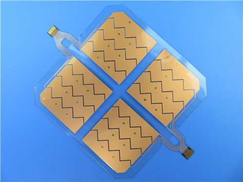 Single Layer 0.15mm Flexible PCB Board Built On Transparent PET
