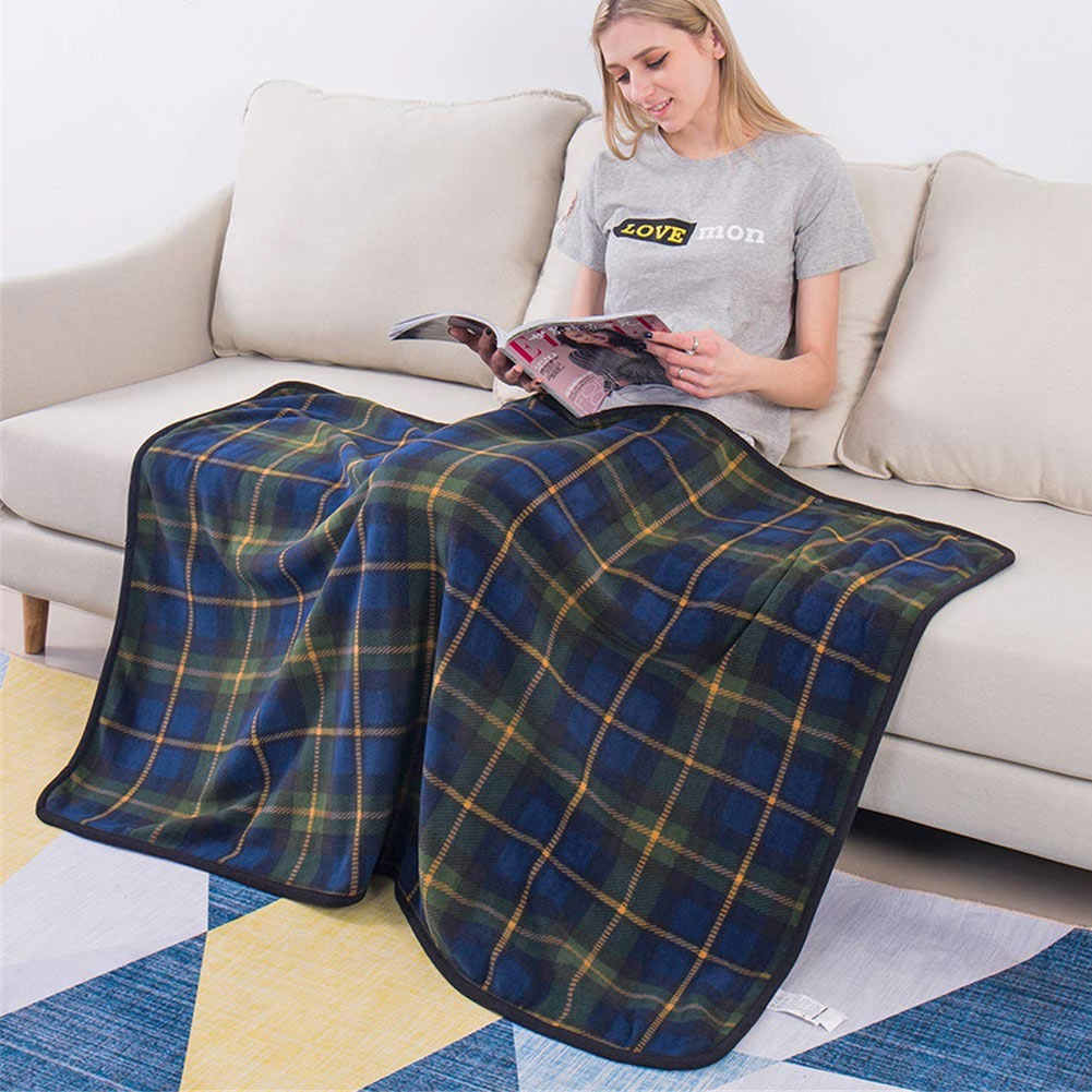 100*150cm Printed Flannel Blanket , Polyester Couch Throw Blankets