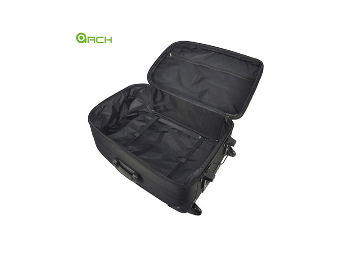 External Skate Wheels Luggage Bag Sets Polyester Printing