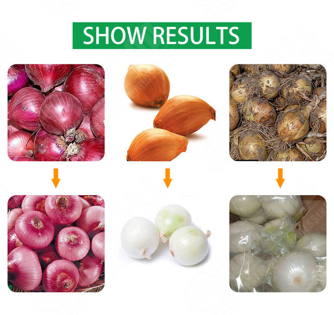 1pcs/6s Vegetable Washing Machine Full Automatic Onion Peeler Onion Peeling Machine