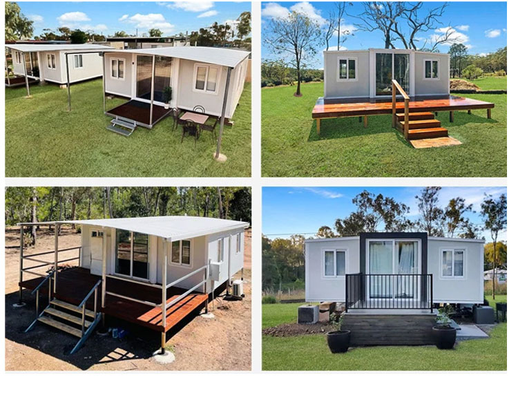 20ft Prefabricated Foldable Portable Container House for Offices and Homes Luxary Style