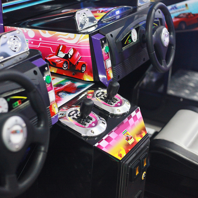Outrun 2 Car Racing Arcade Machine steering wheel 32 Inches Screen