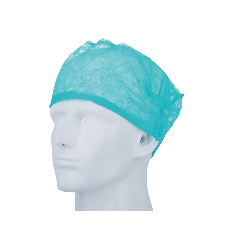 Non-woven Fabric Surgical Cap for Men during Rainy Days in Blue/White or Customized
