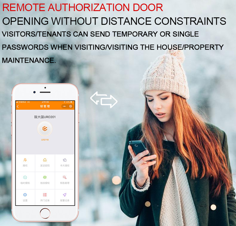 Electronic Outdoor Keypad Door Lock , Entry Door Locks High Security Silver
