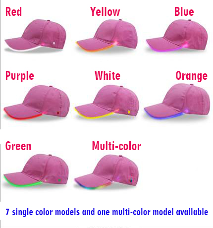 led hat,USB led hat,led glow hat,led flash hat,rechargeable led hat, led baseball hat,light-up hat