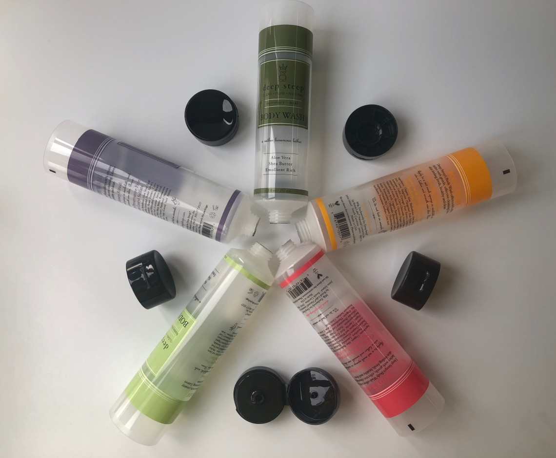 PE Plastic Laminated Tube Hand Cream Body Lotion Empty Plastic Squeeze Tubes With Flip Cap
