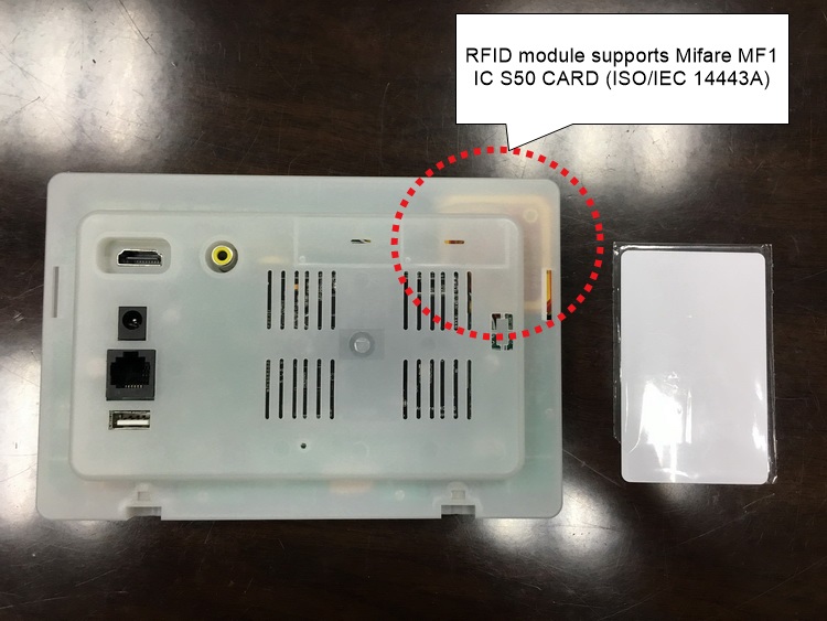 Customized LED lights 7 inch capacitive touch android tablet with NFC and Google service
