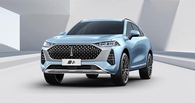 2.0T 214PH Secondhand Electric Cars Great Wall WEY Moka 2 Wheel Drive SUV 200km/h