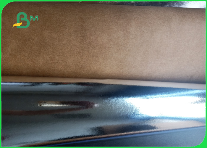 Natural fiber pulp beautiful appearance 0.3mm washable kraft paper in roll