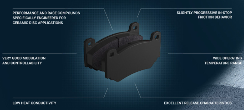 No Noise Rear Brake Pads 40 Years High tech Enterprise With OEM Quality