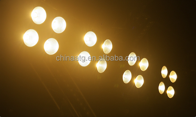 COB400W 4 Eyes Vegetable Par Light Bar Flash lights For Stage And Dance Floor