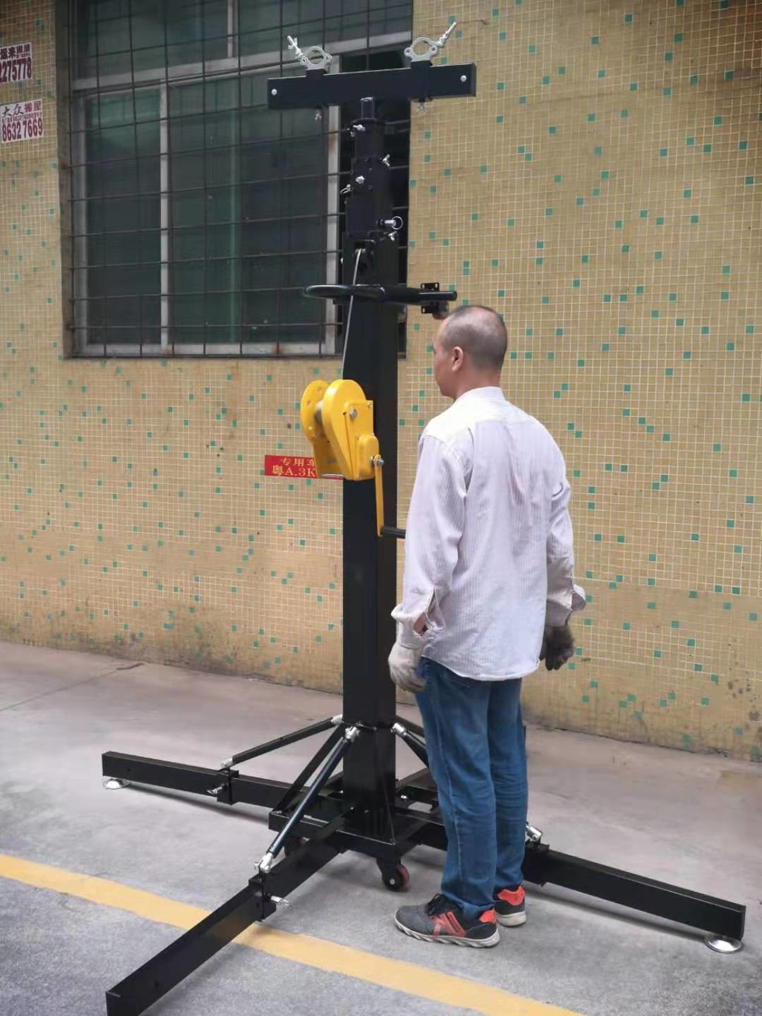 Event Lighting Speaker Truss Crank Stand / Telescopic Lifting Tower/6m crank handle heavy duty light stand, professional