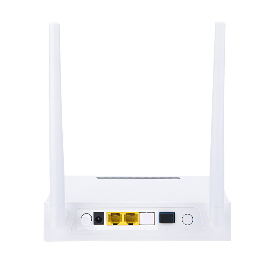 FTTx Solutions XPON ONU 1GE 1FE WIFI Plastic Casing Dual Band