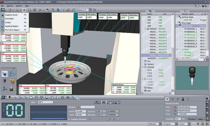 CMM Coordinate Measuring Equipment Small Holes Technology