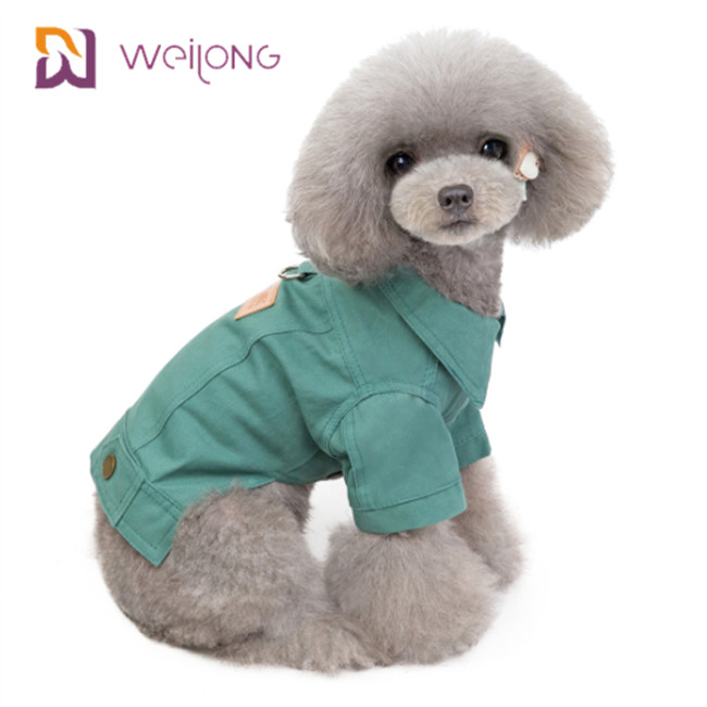 Customized Cotton Canvas Pet Coat Soft Sherpa Lining Puppy Winter Coat