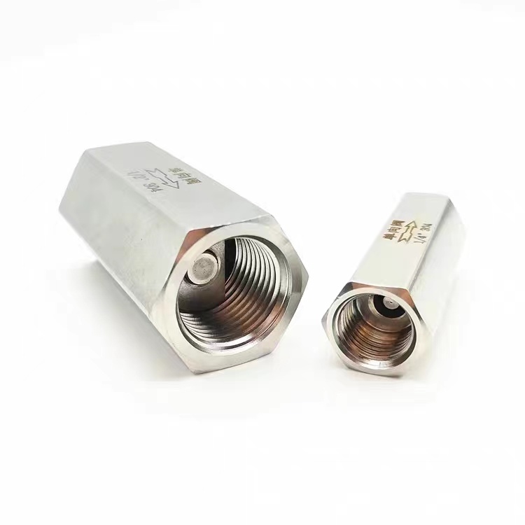 Pneumatic Stainless Steel SS316 10mm Check Valve Non Return Valve