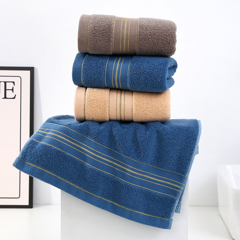 Soft and Absorbent Dark Golden Silk Towel Ideal for Home Quick-Dry Bath Head Towel