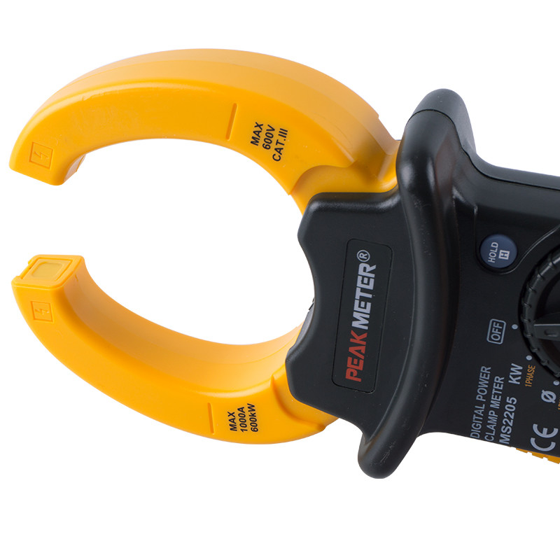 RS232 Interface Digital Clamp Meter Auto Range For Distribution Box System