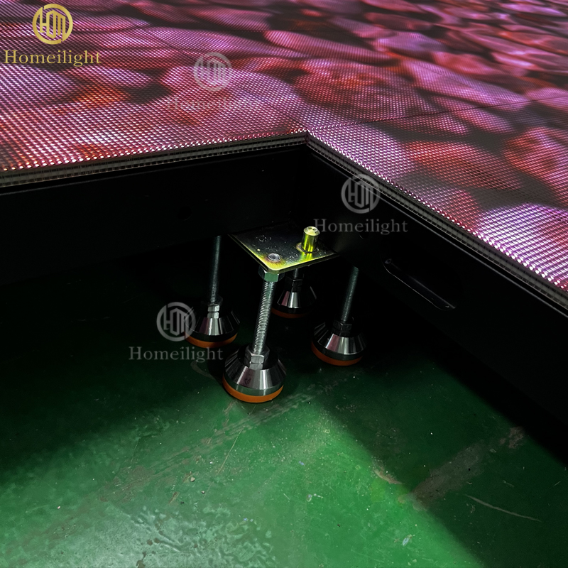 50*50*7.2cm IP65 Touch Display Dance Floor with Strength Base and 640*640 Pixel Screen