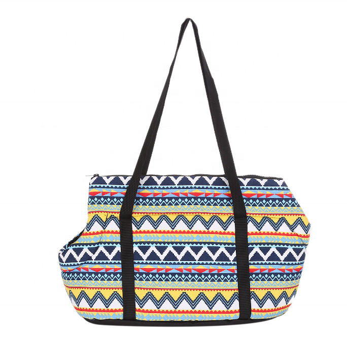 Fashionable Canvas Tote Pet Carrier Portable 2 Size Available For Pets Rest