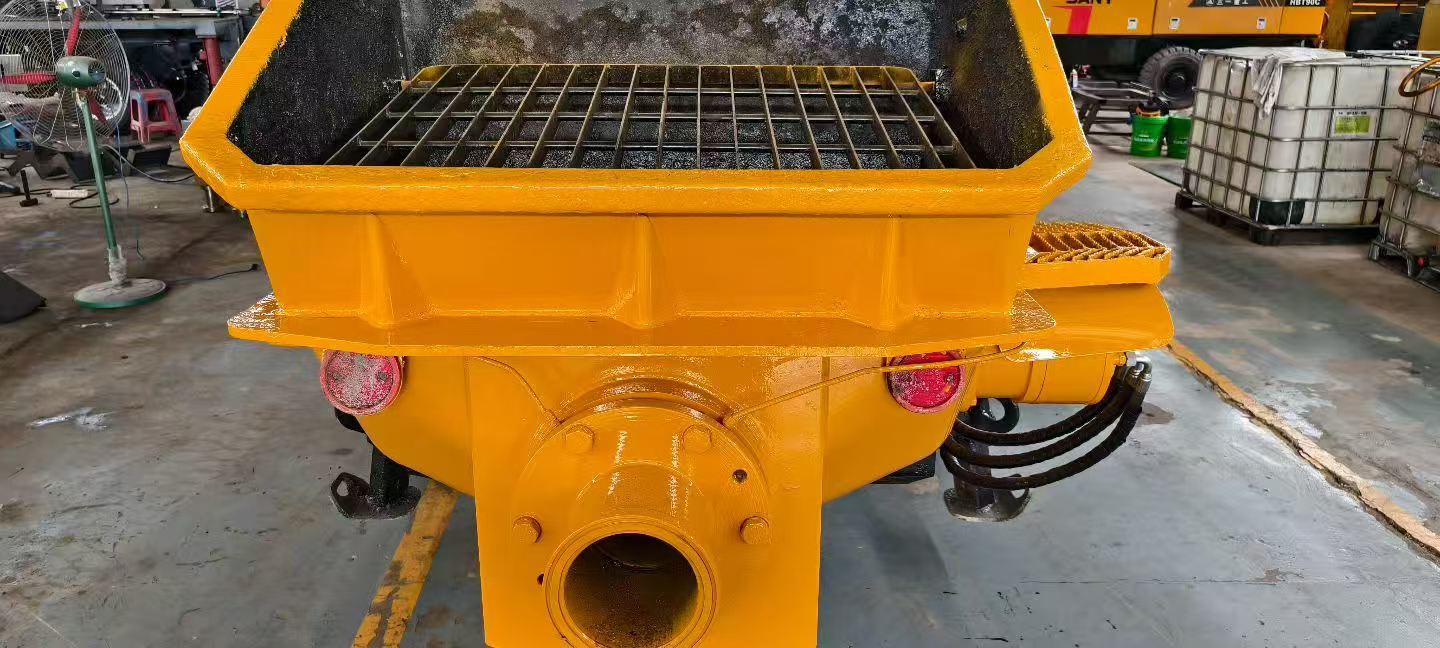 2015 refurbished Trailer Mounted Concrete Pump Sany 8018 Stationary Trailer Pump