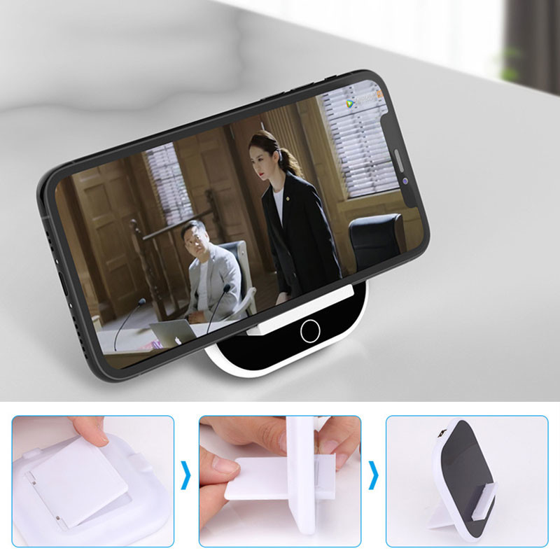 Fast Charging 10W Micro 5P Desktop Wireless Charger Custom Color