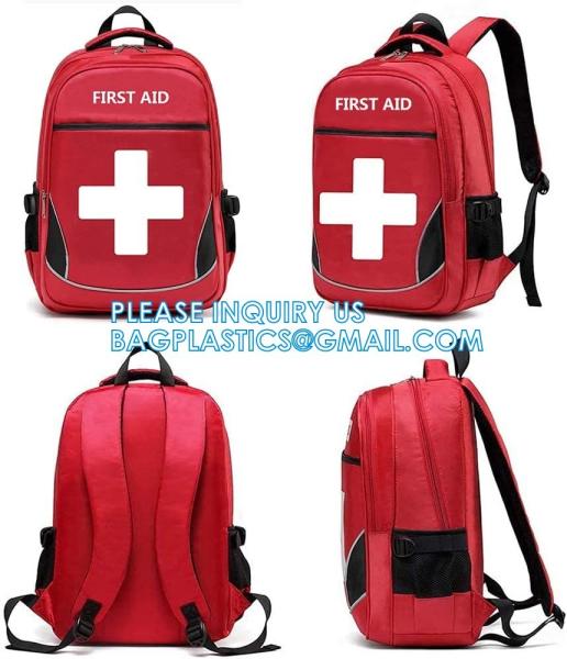 Emergency Treatment Medical Bags Multi-Pocket for Home School Office Car